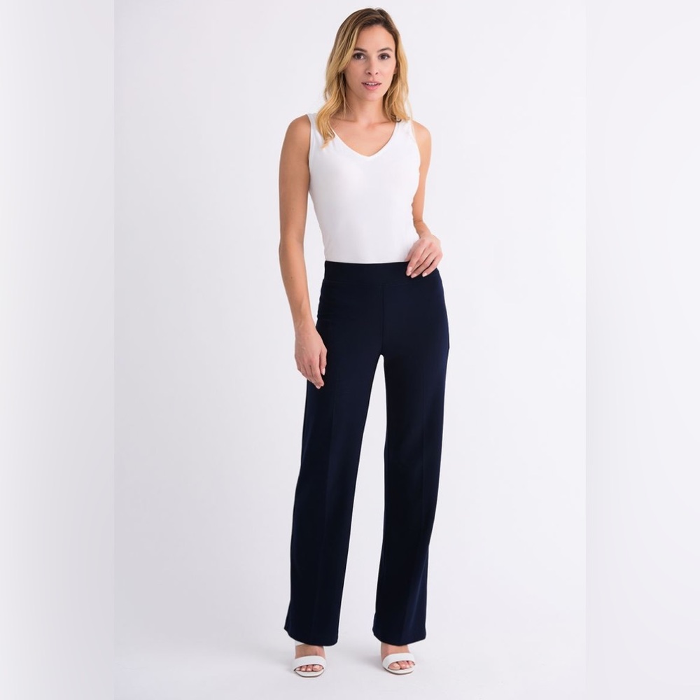 Joseph Ribkoff Navy Straight-Leg Pants